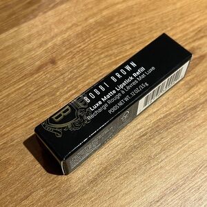 NIB Bobbi Brown Luxe Matte Lipstick Refill Red Carpet 878 3.5g